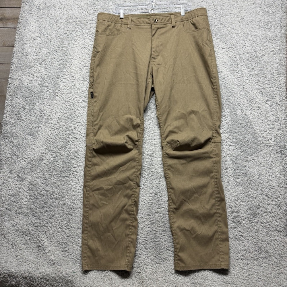 Under Armour Enduro Storm Tactical Pants Mens 40x34 Tan Cargo Hiking Outdoor